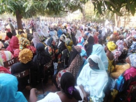 Meeting des travailleurs informelle occupants du marché de Djicoroni - Para et l'ADDAD
