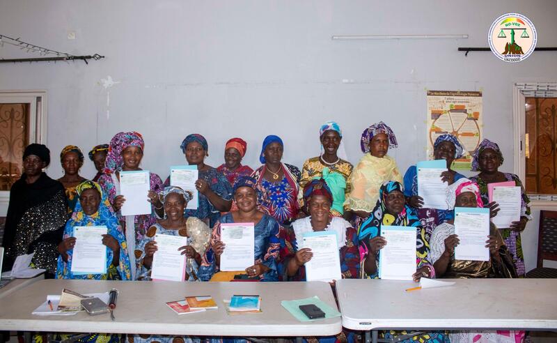 UACDDDD autonomise 13 groupements de femmes leaders à travers un appui financier à leurs champs collectifs